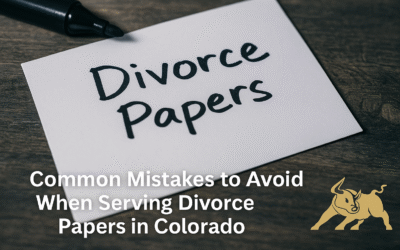 Common Mistakes to Avoid When Serving Divorce Papers in Colorado